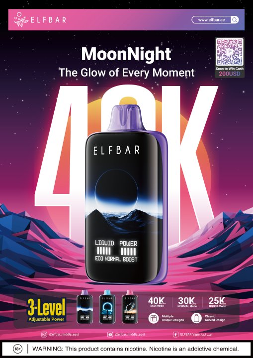 Buy Elfbar Raya D3 25000 (25K Puffs) Disposable Vape | Express Delivery in india