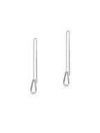 Minimalist Sterling Silver Drop Threader Earrings – Elegant Lightweight Daily Wear for Women | Joolclix